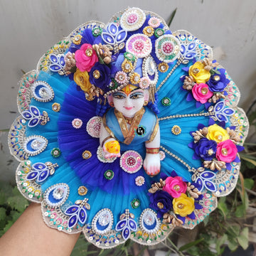 Festival special beautiful poshak for laddu gopal ji with pagdi and choli