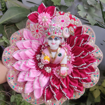 Premium diwali special poshak for laddu gopal ji with pagdi and choli