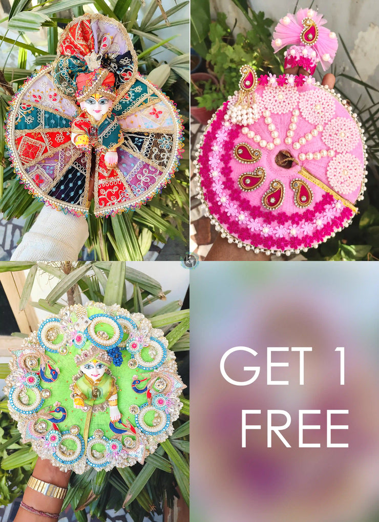 Festival's Special combo of 3 Heavy dress + (Get 1 Free) 1 Heavy Dress (Random design)