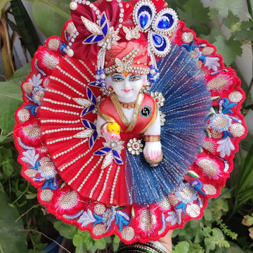 Festival Wear Premium Heavy Laddu Gopal Dress with Pagdi and Choli