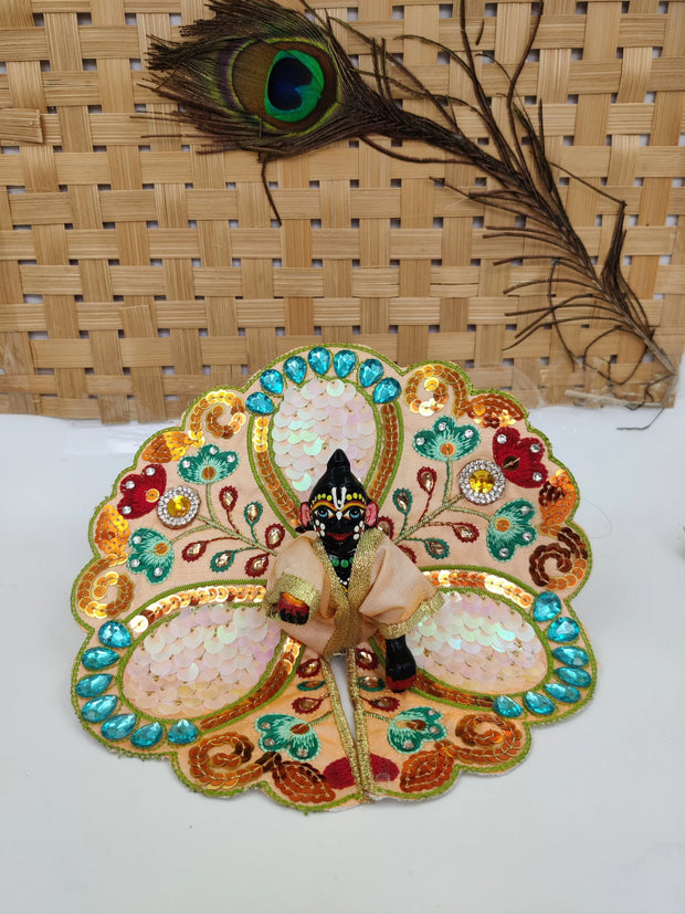 Butterfly design heavy summer dress for laddu gopal ji