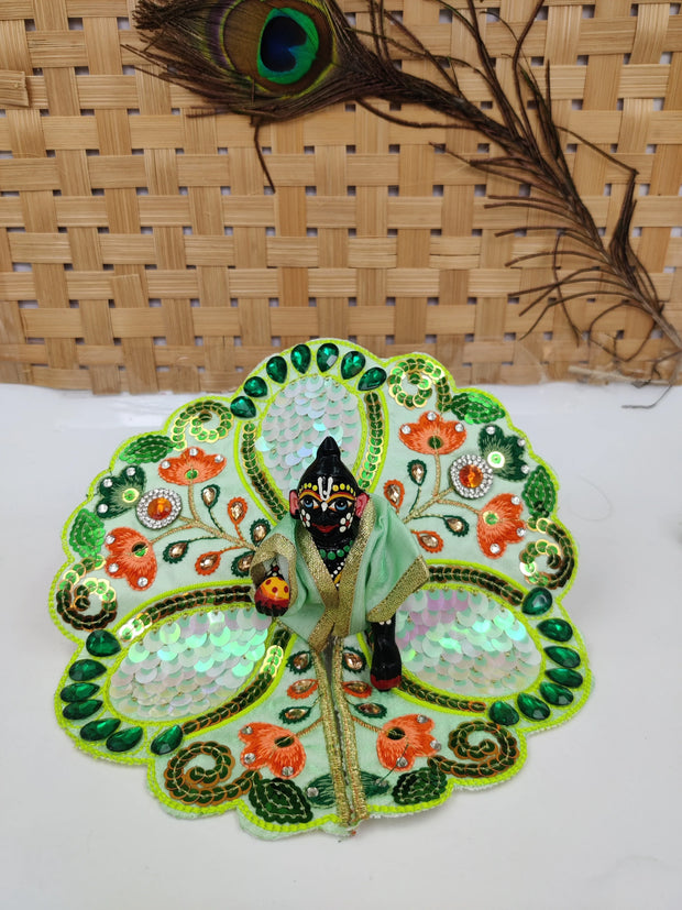 Butterfly design heavy summer dress for laddu gopal ji