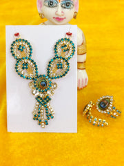 ladoo gopal mala and kangan combo suitable for 2-7no. laddu gopal ji (KH-041)