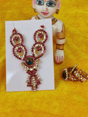 ladoo gopal mala and kangan combo suitable for 2-7no. laddu gopal ji (KH-041)