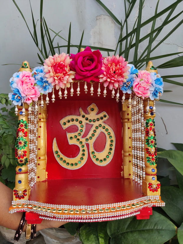 Temple style heavy phool bangla for laddu gopal ji