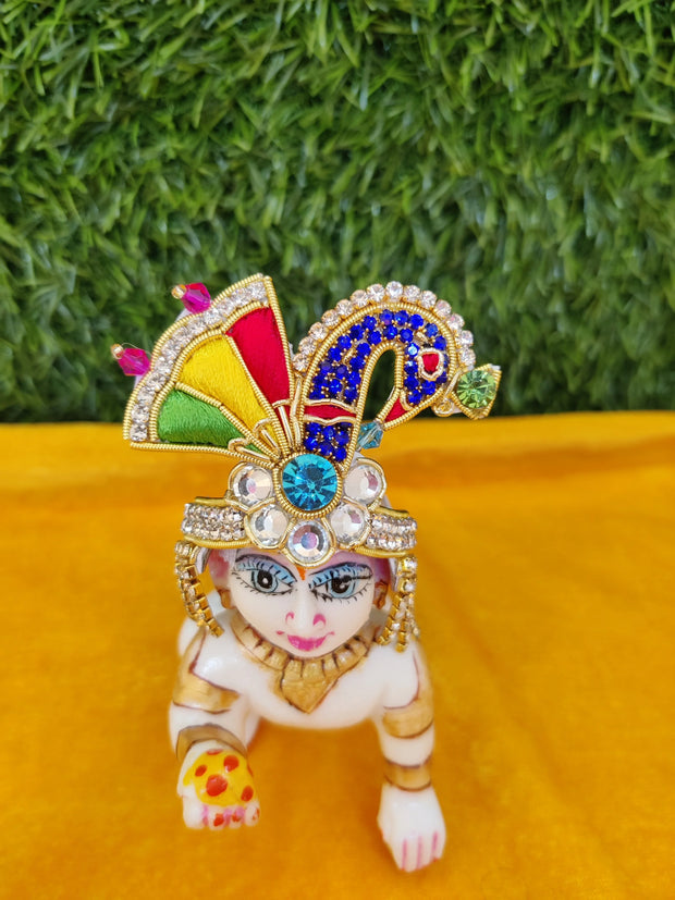 Zari mukut for laddu gopal ji (ML-07)