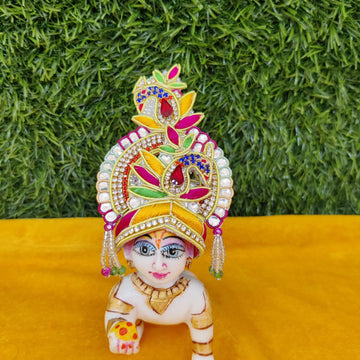 Zari mukut for laddu gopal ji (ML-08)