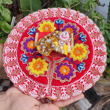 Premium Handwork Dress for Laddu Gopal Ji with Pagadi