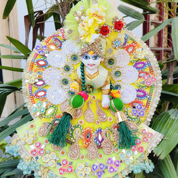 Multi color Janmashtami dress for laddu ji 