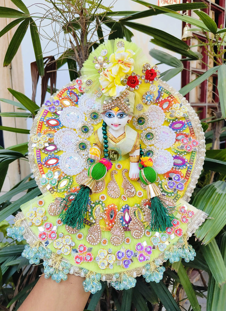 Multi color Janmashtami dress for laddu ji 