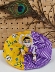 Laddu Gopal Cotton Dress for summer (pack of 4) (RANDOM PRINT AND COLOUR)