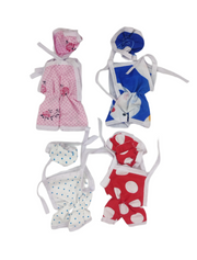 Laddu gopal jump suit for summer pack of 4 (RANDOM PRINT AND COLOUR)