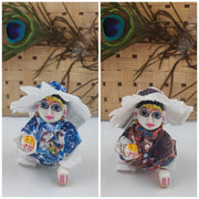 Laddu gopal modi jacket suit for summer pack of 2 (RANDOM PRINT AND COLOUR)