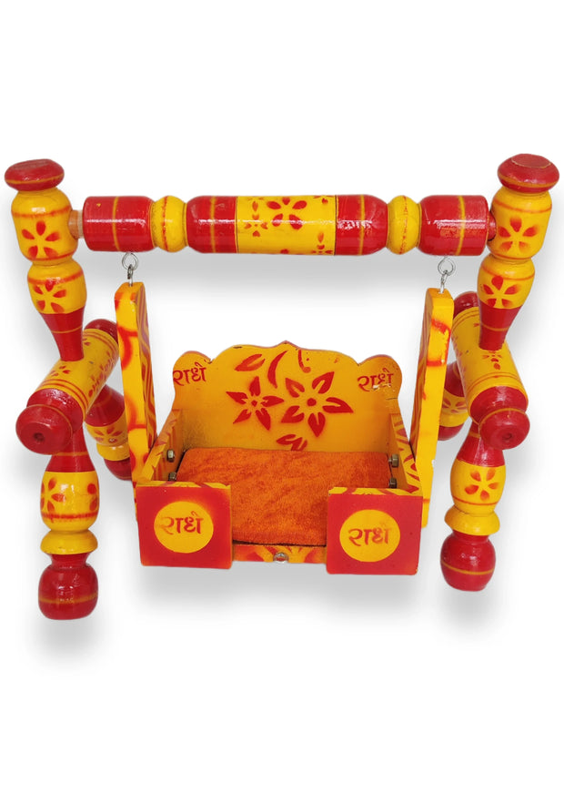 Unique design Wooden palna for laddu gopal ji