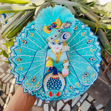Sky Heavy Dress for laddu ji 