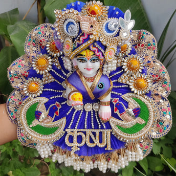 Festival special poshak for laddu gopal ji with pagdi and choli