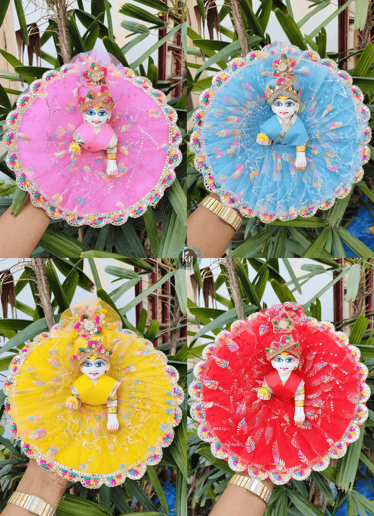 Summer lace dress for laddu ji 