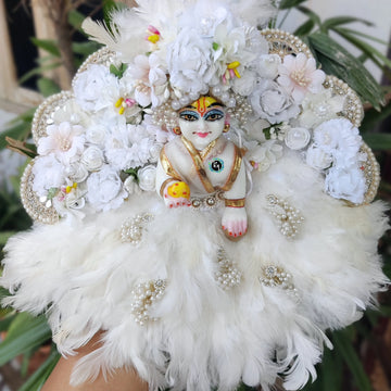 Festival special poshak for laddu gopal ji with pagdi and choli