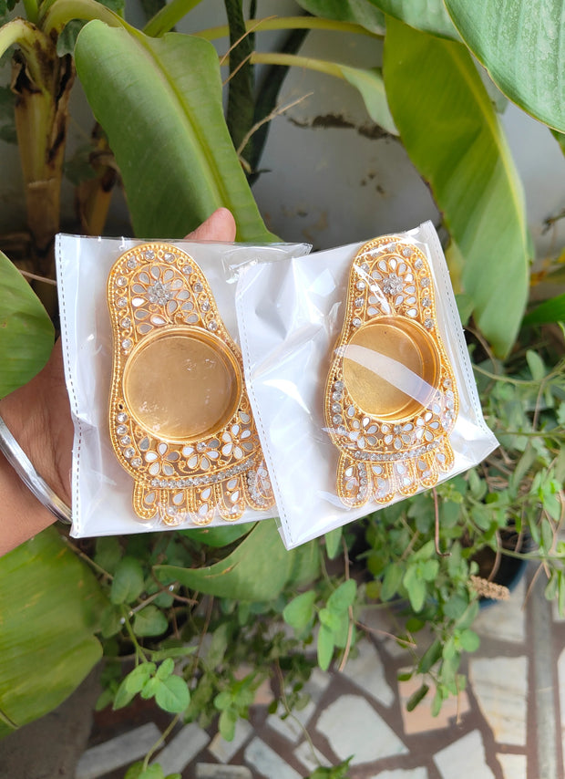 Decorative special metal diyas for diwali