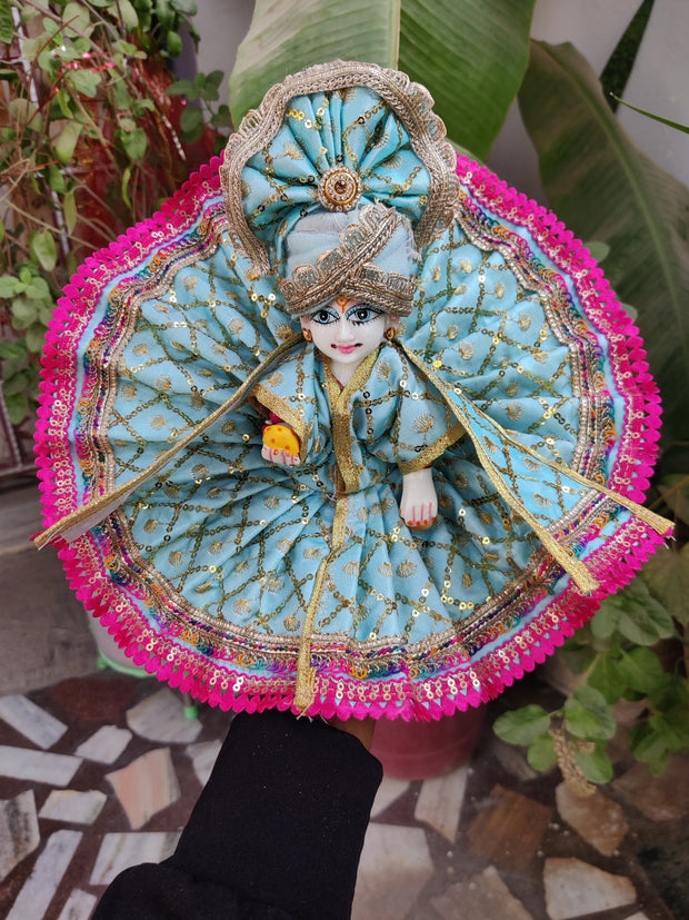 Fancy dress for laddu gopal with patka and pagadi