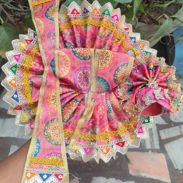 Fancy colorful dress for laddu gopal ji with patka and pagadi