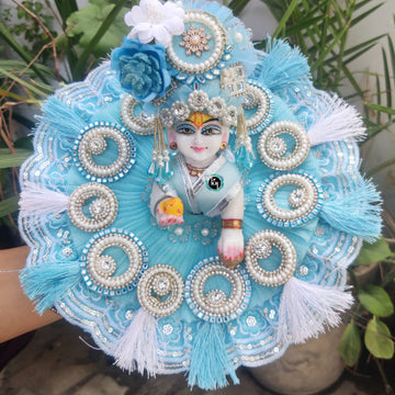 Beautiful heavy poshak for laddu gopal ji with pagdi and choli