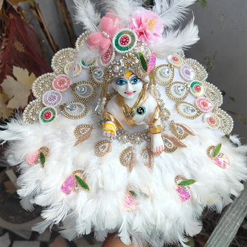 Holi special poshak for laddu gopal ji with pagdi and choli