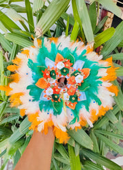 Independence day special Tiranga feather dress for laddu gopal ji with pagdi and choli