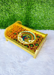 Janmashtami special minakari bed for laddu gopal ji