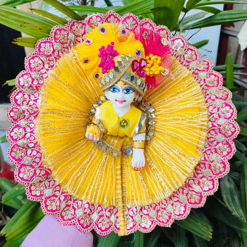 Heavy Bandhej Dress for Laddu ji 