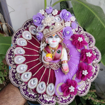 Festival special poshak for laddu gopal ji with pagdi and choli