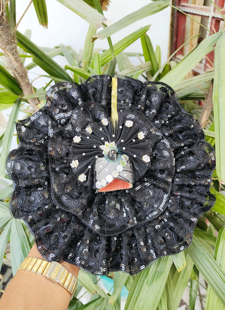 Full black base dress for laddu ji 