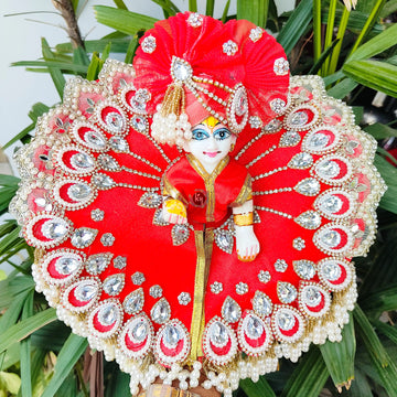 Heavy Red Dress for laddu ji 