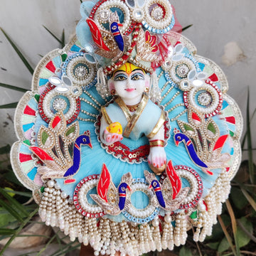 Festival special beautiful heavy poshak for laddu gopal ji with pagdi and choli
