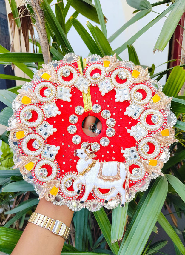 Red Heavy Dress for laddu ji 