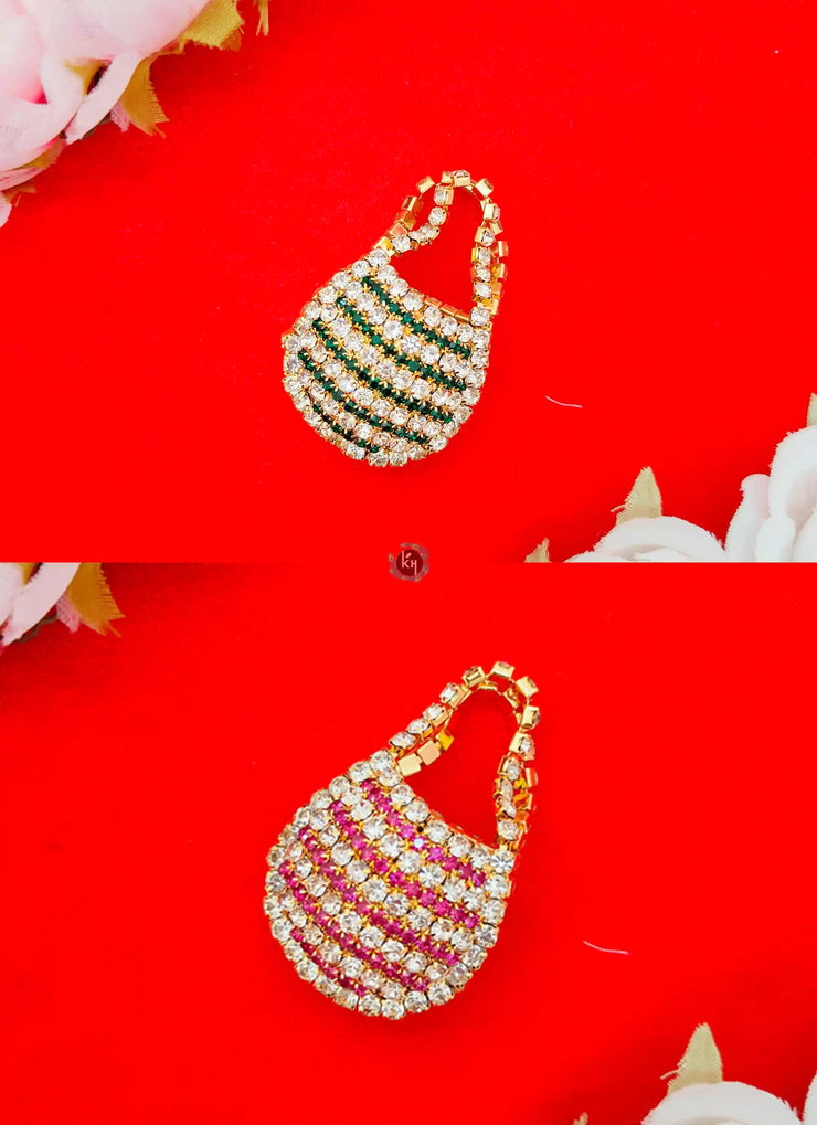 purse for laddu radha rani ji ( random colour)