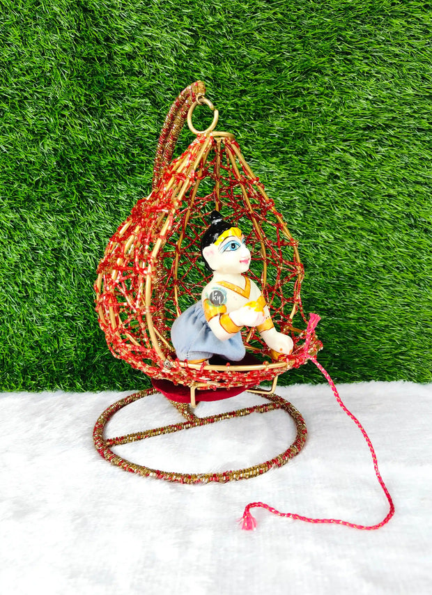 Hanging jhula unique design for laddu gopal ji