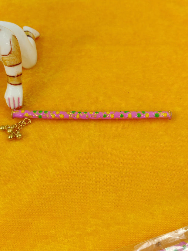 kanha ji ki multi color bansuri (LB-8) - Bell bottom