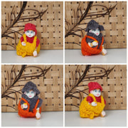 Laddu gopal wool jump suit for winter pack of 4 (RANDOM PRINT AND COLOUR) - Bell bottom