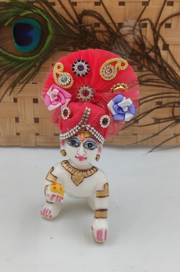 fancy pagdi for laddu gopal ji pack of 6 - Bell bottom