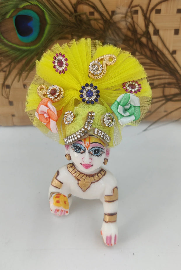 fancy pagdi for laddu gopal ji pack of 6 - Bell bottom