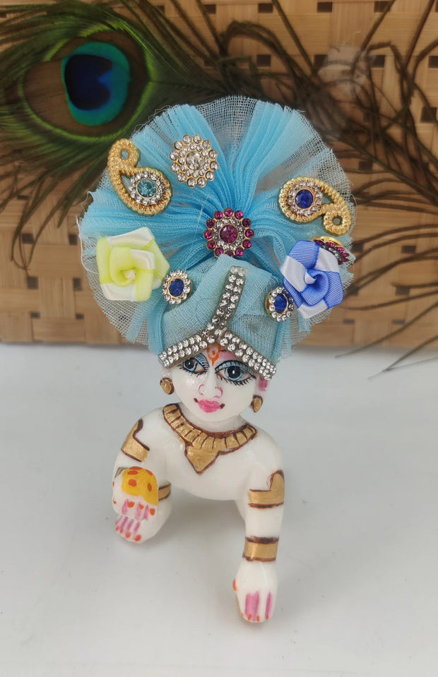 fancy pagdi for laddu gopal ji pack of 6 - Bell bottom