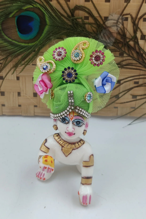 fancy pagdi for laddu gopal ji pack of 6 - Bell bottom