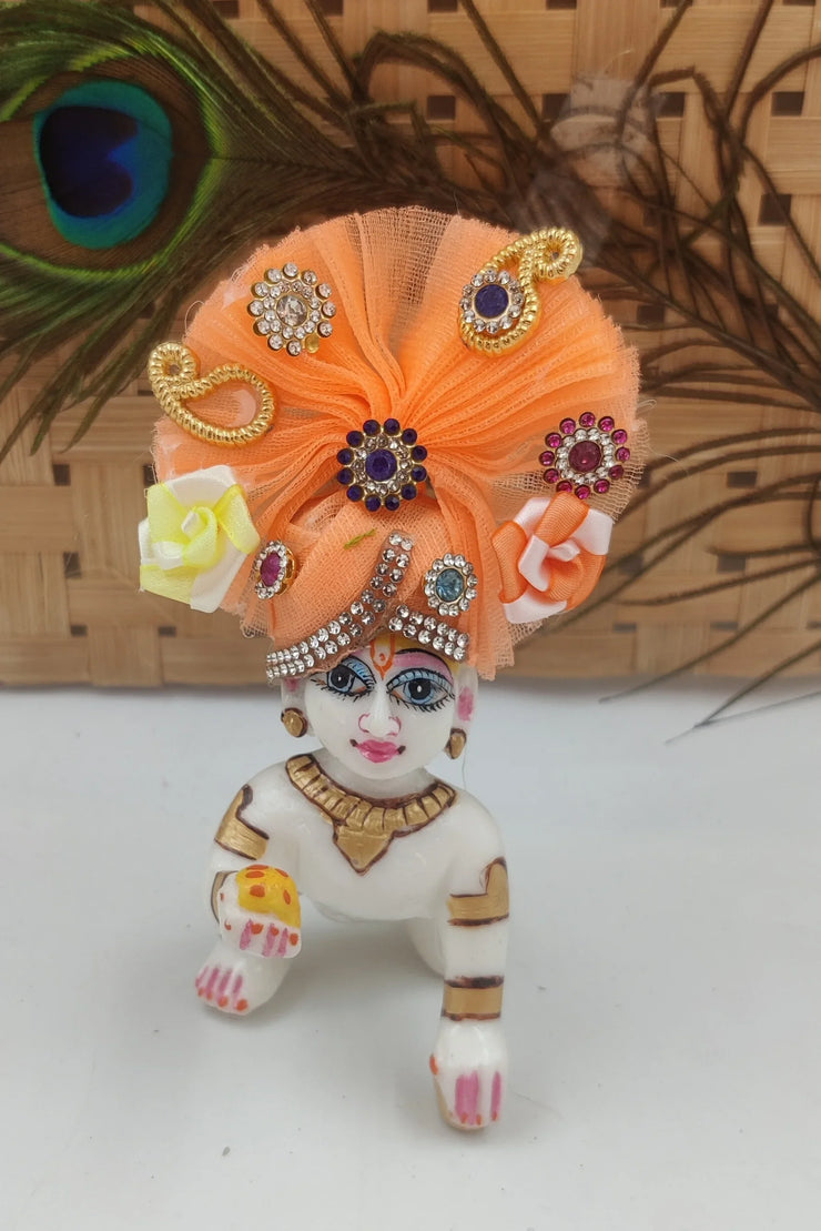 fancy pagdi for laddu gopal ji pack of 6 - Bell bottom