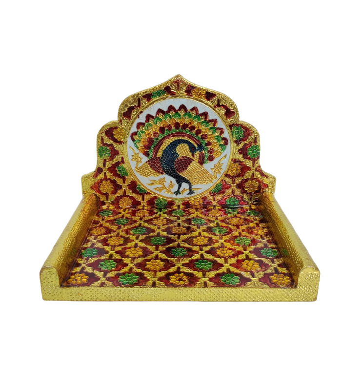 fancy singhasan for laddu gopal ji , wooden material - Bell bottom