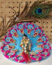 Sky janmashtami special heavy laddu gopal dress with pagdi and patka - Bell bottom