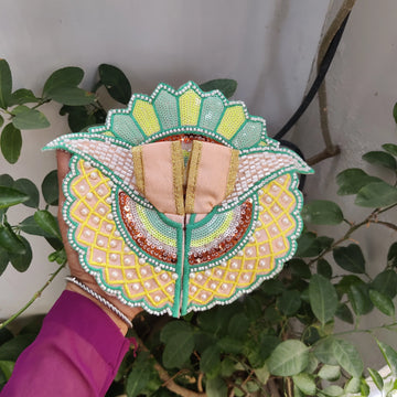 Wings design heavy laddu gopal dress - Bell bottom