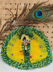 laddu gopal bhandhej dress with pagdi - Bell bottom