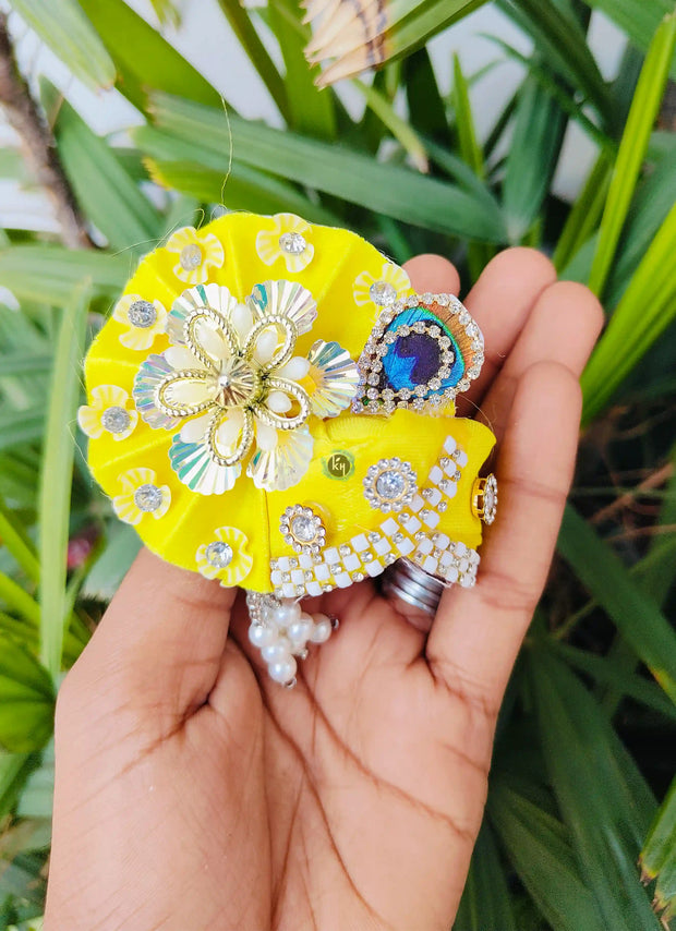 Janmashtami morepankhi fancy pagdi for laddu gopal ji  (ML-13)