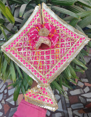 Makar sankranti special dress for laddu gopal ji with pagadi